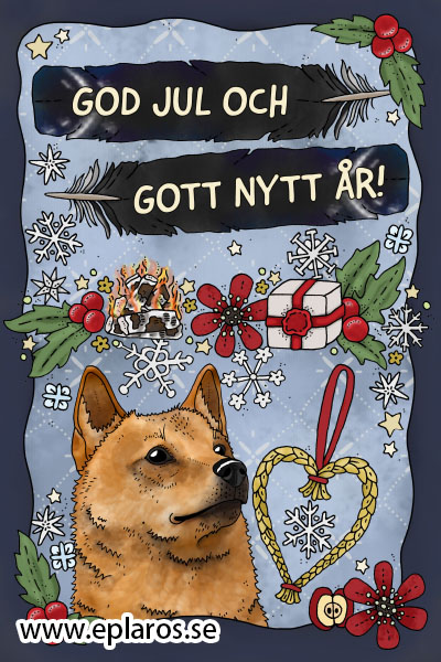 Vykort 10x15 cm Julkort Finsk spets