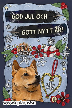 Vykort 10x15 cm Julkort Finsk spets