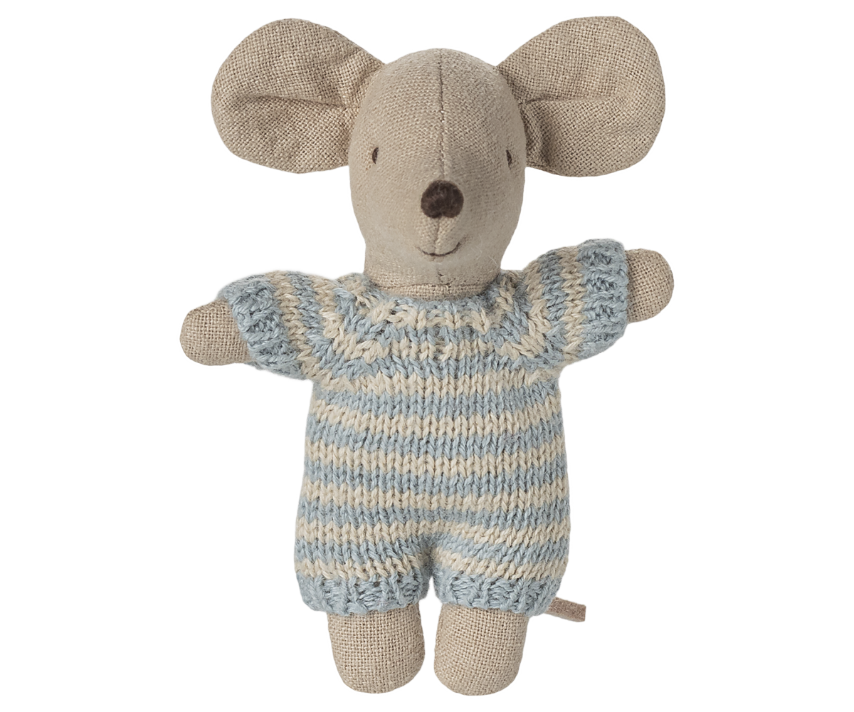 Baby mouse in carry cot Blue - 3