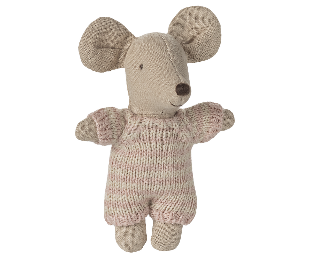 Baby mouse in carry cot Rose - 4