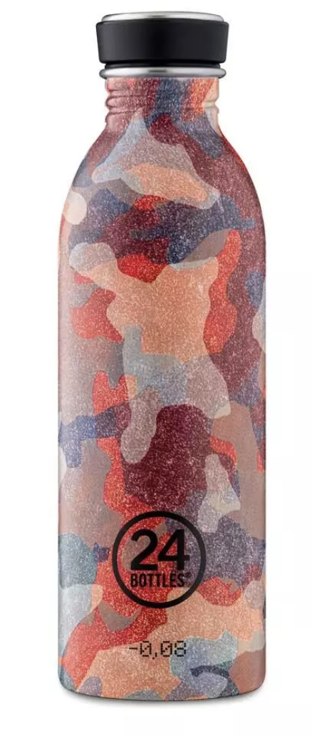 Vesipullo 0,5 L Camo Coral - 24Bottles