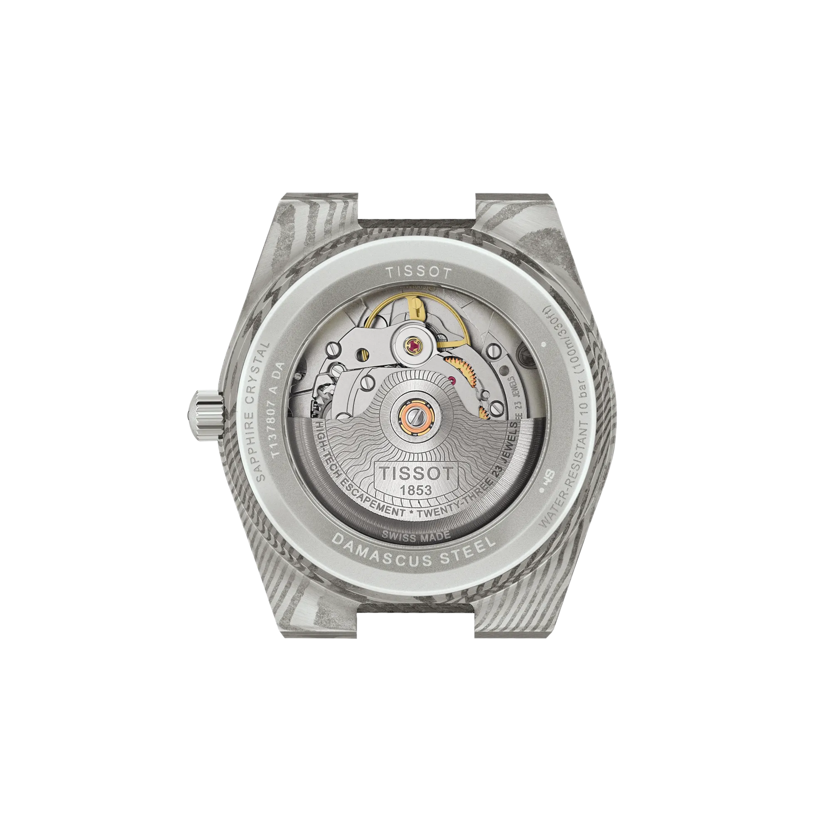 Tissot PRX 38mm Damascus Steel - 2