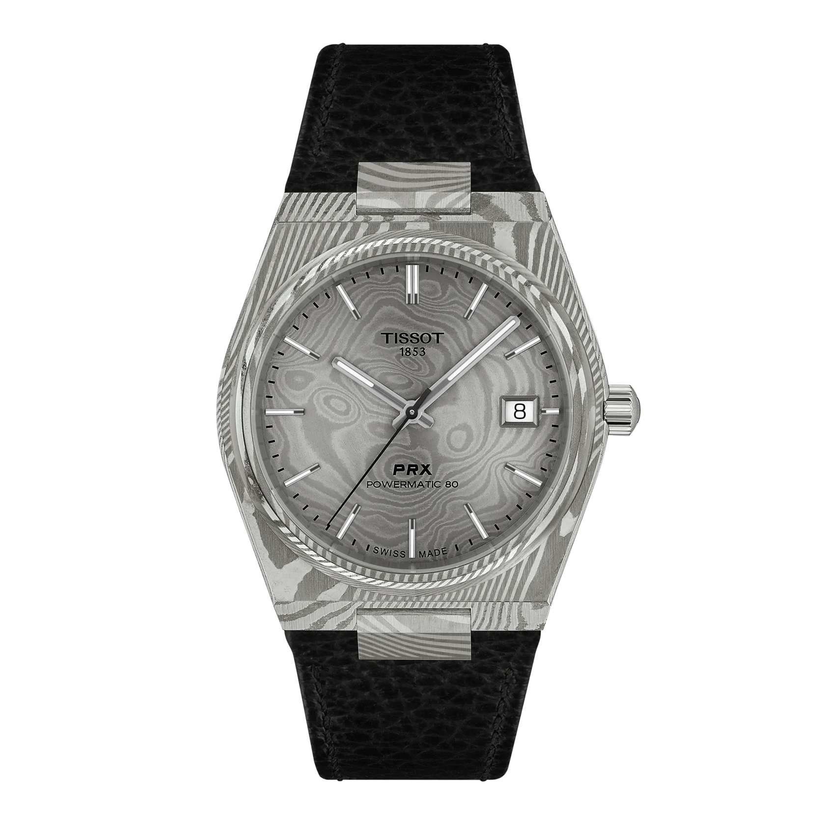 Tissot PRX 38mm Damascus Steel