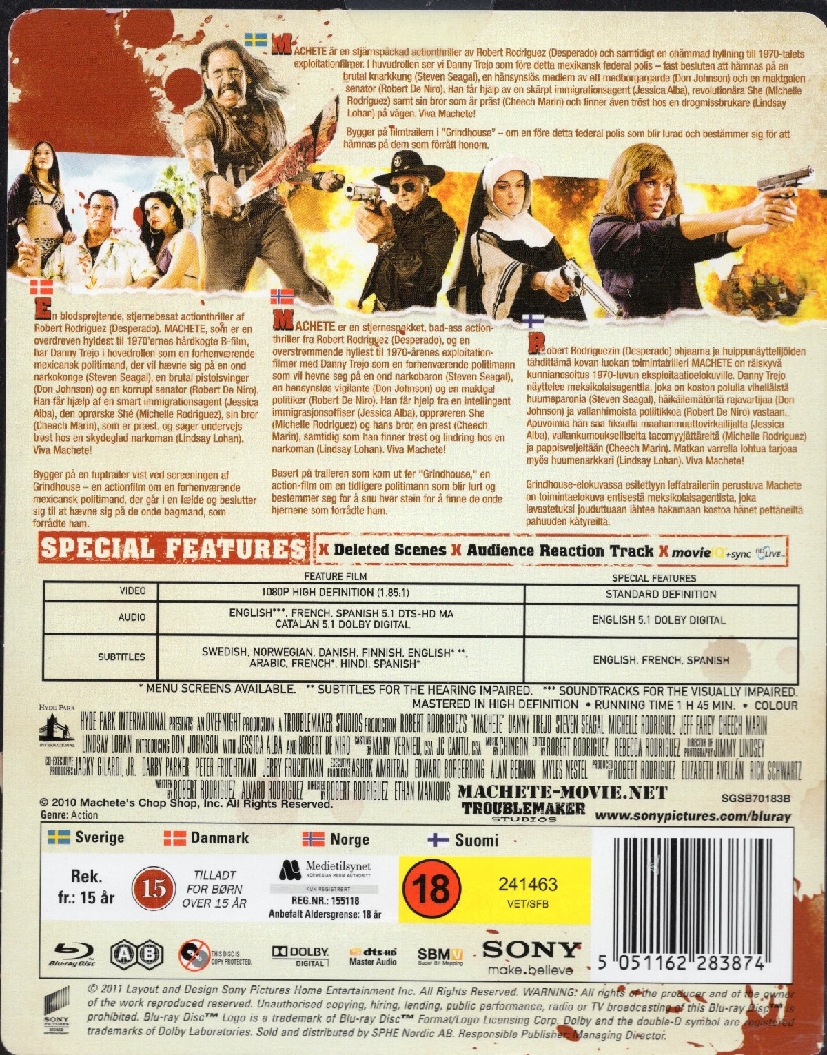 Machete (Limited Edition Steelbook) (Blu-ray) - 2