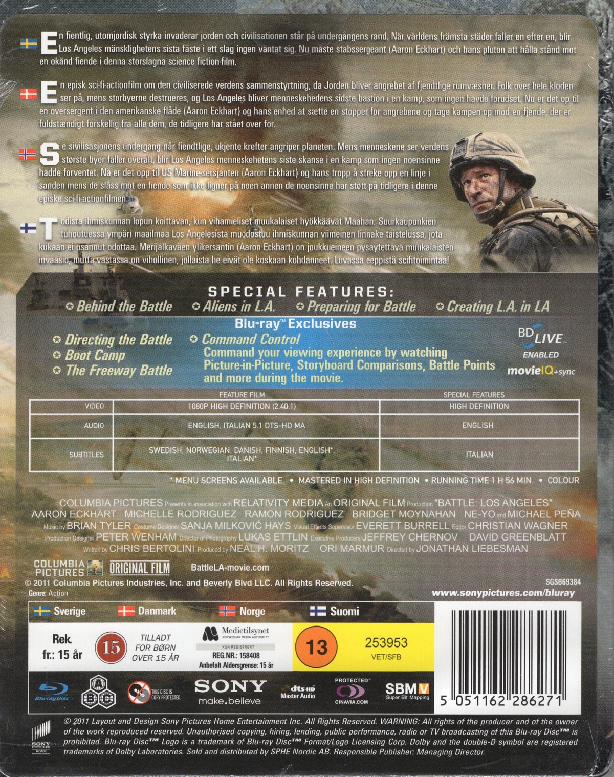 World Invasion: Battle Los Angeles (Limited Edition Steelbook) (Blu-ray) - 2