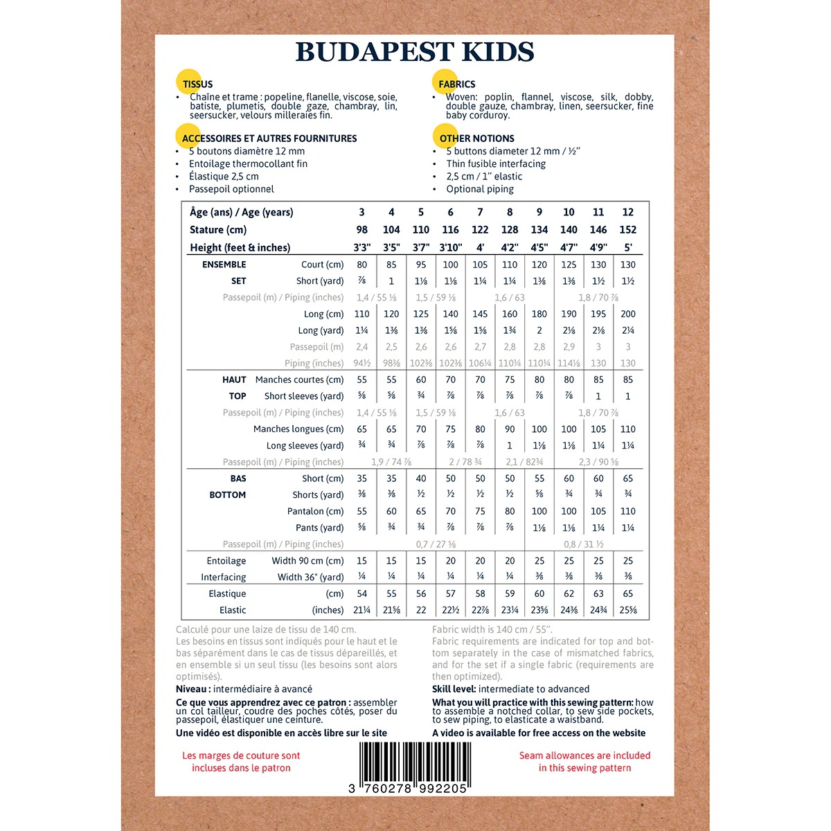 BUDAPEST KIDS PYJAMAS - 98-152 - 3