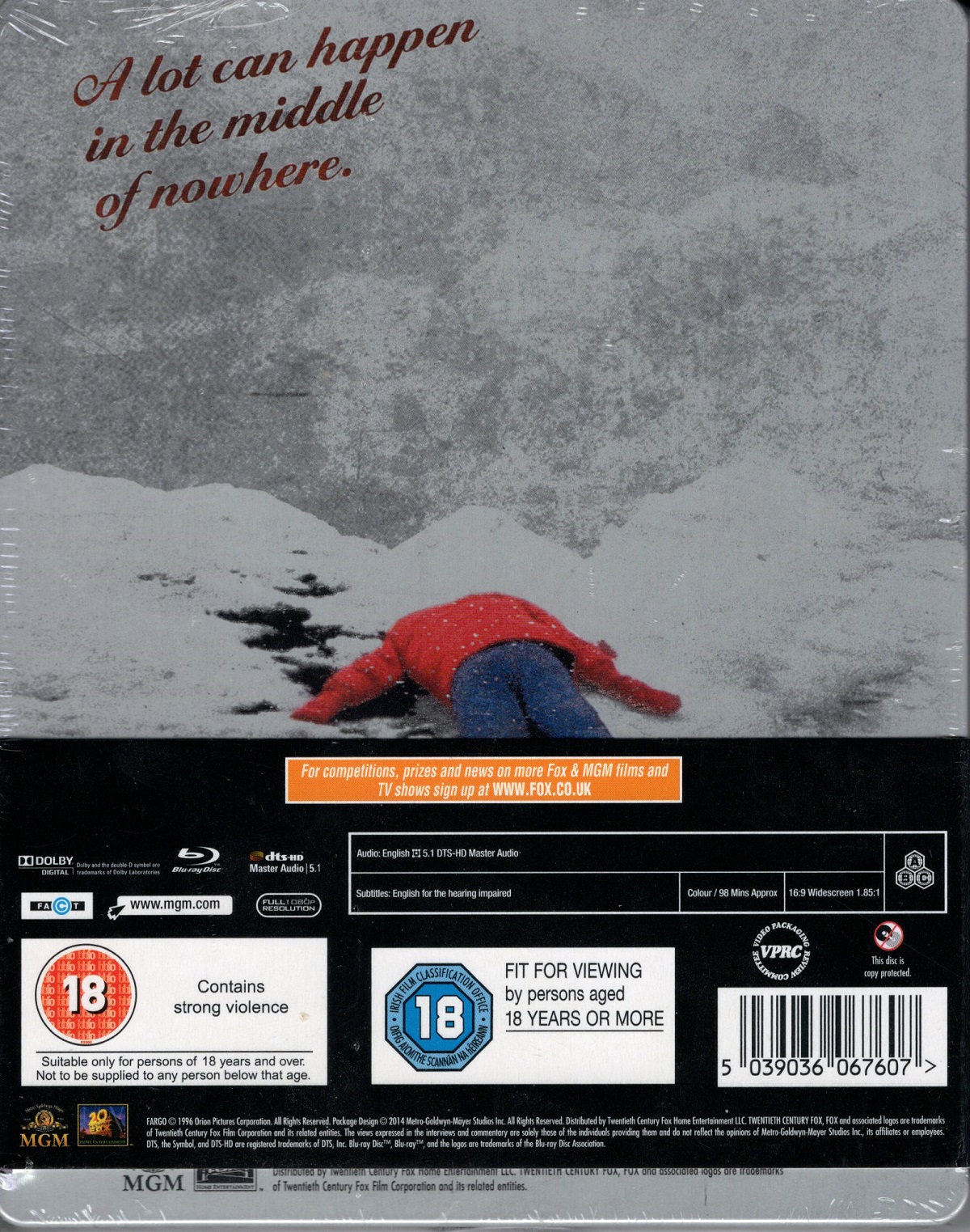 Fargo (Limited Edition Steelbook) (ej svensk text) (Blu-ray) - 2