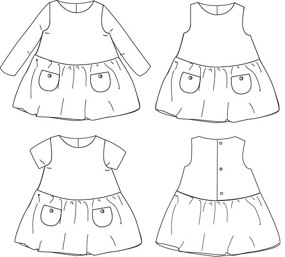 HELSINKI DRESS - 98-152 - 7
