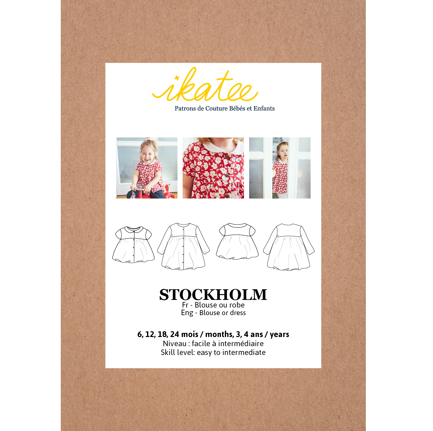 STOCKHOLM BLOUSE/DRESS - 68-104