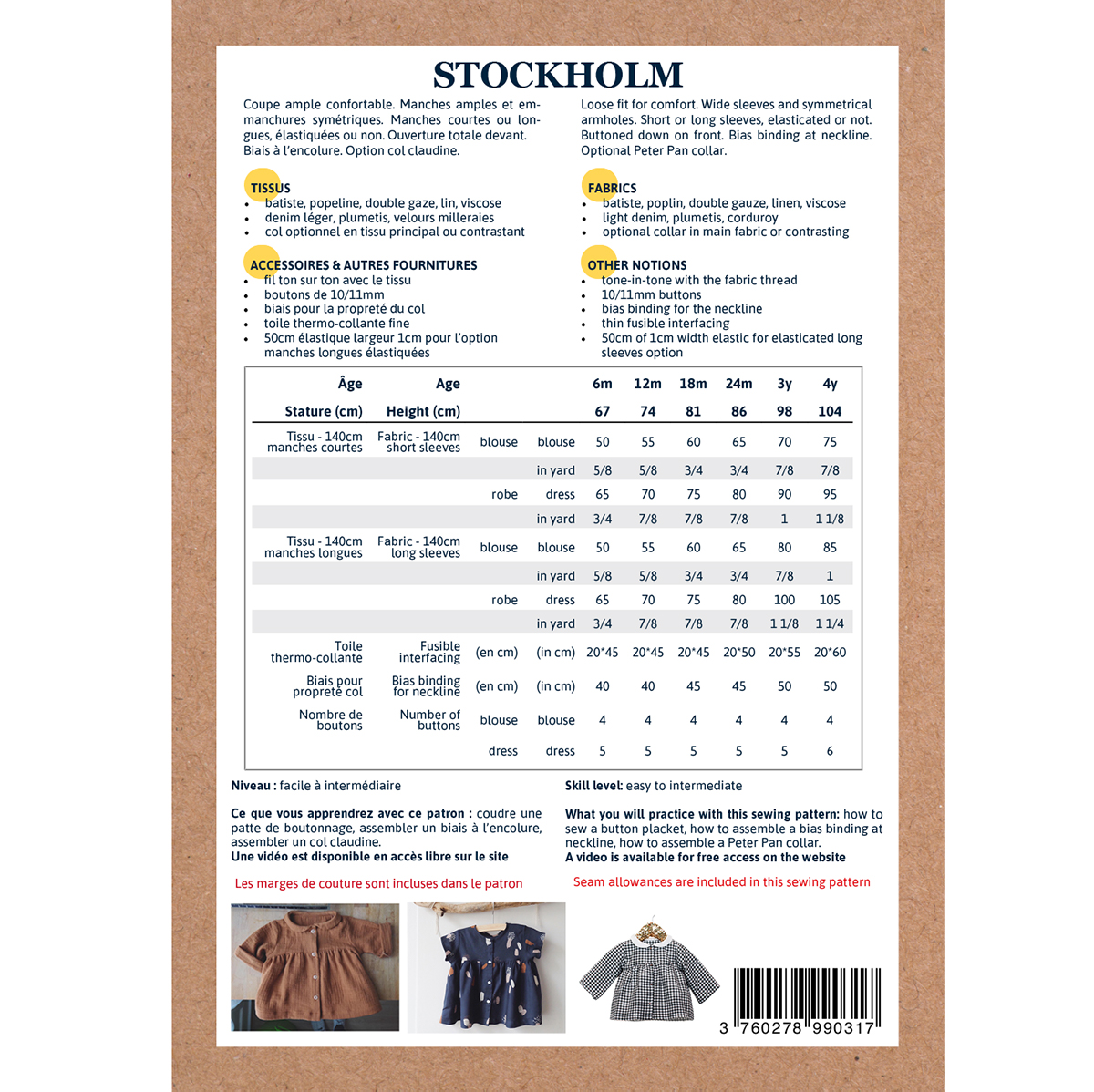 STOCKHOLM BLOUSE/DRESS - 68-104 - 3