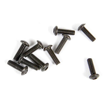 AXIAL Hex Socket Button Head M2.6x8mm, Black (10)