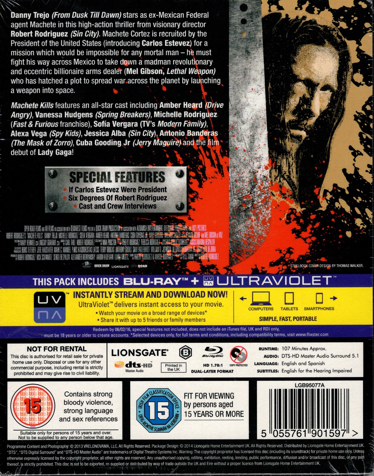 Machete Kills (Limited Edition Steelbook) (ej svensk text) (Blu-ray) - 2