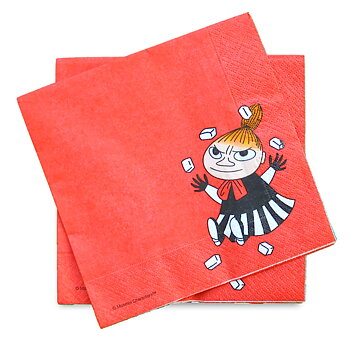 Moomin Napkins - Little My Red