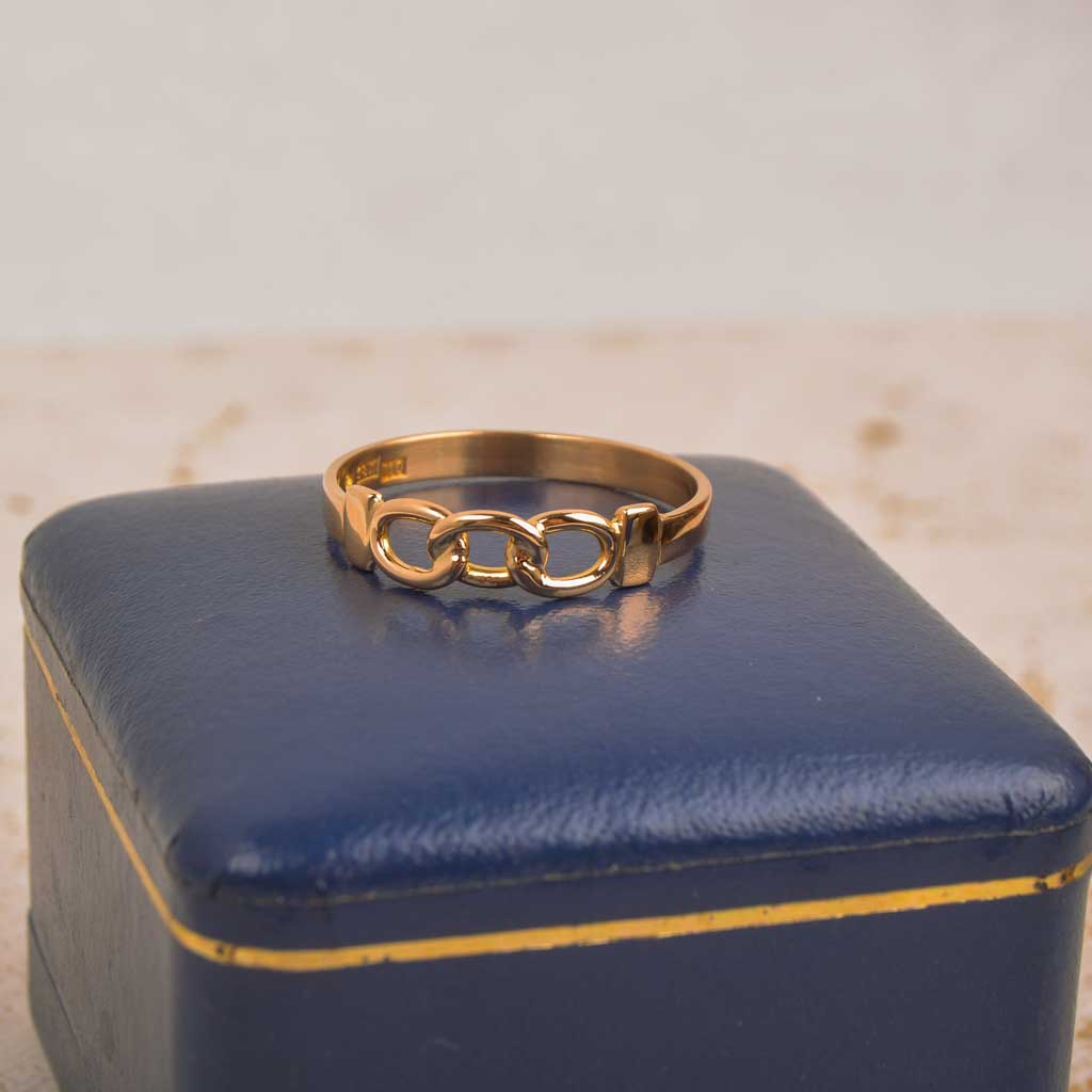 Red gold rebeckaring, Vintage - 3
