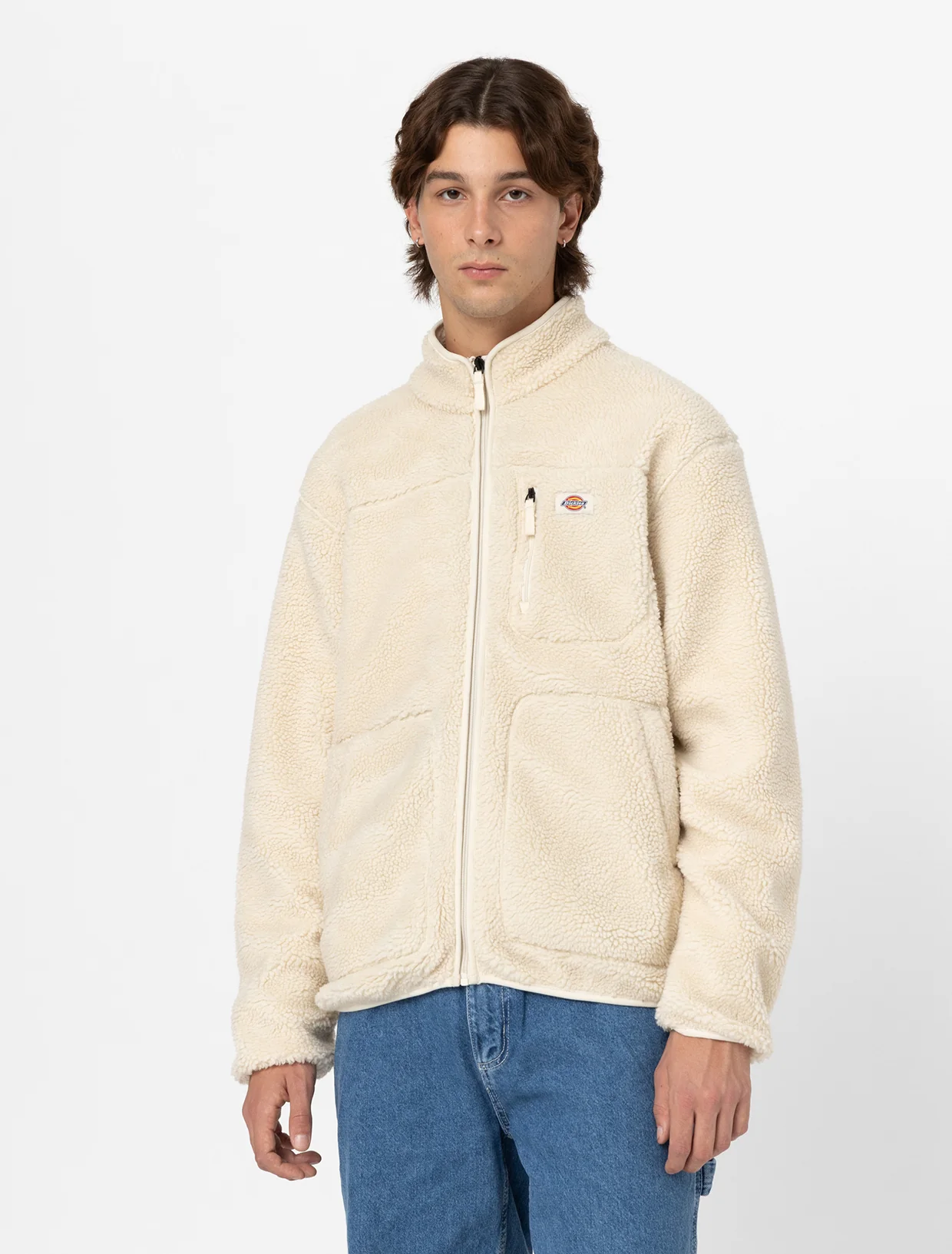 Dickies Mount Hope Fleecetröja Whitecap Grey