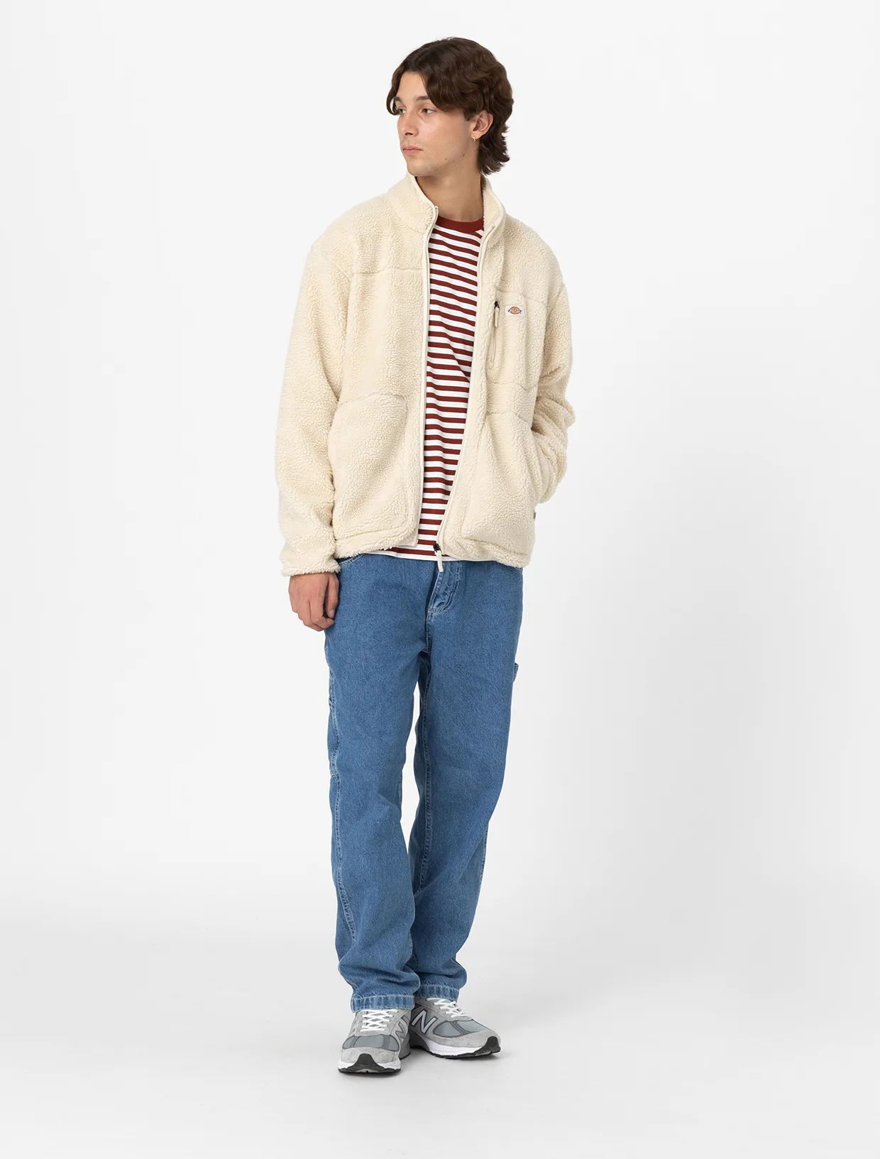 Dickies Mount Hope Fleecetröja Whitecap Grey - 3