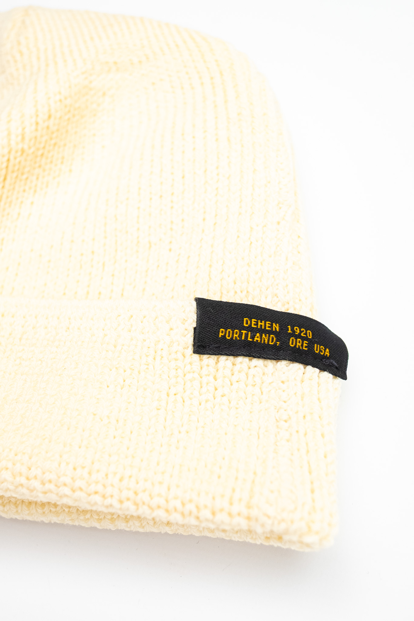 Dehen 1920 - Wool Knit Watch Cap Natural - 3
