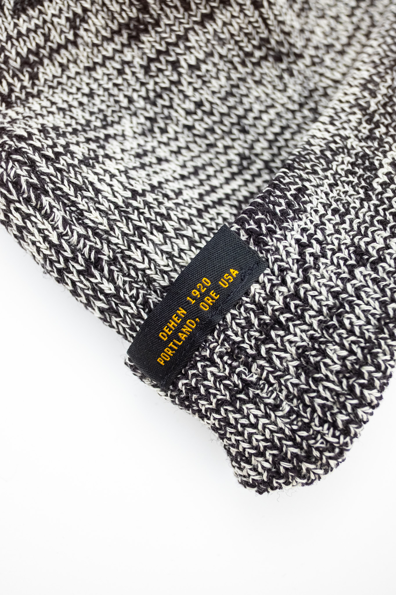 Dehen 1920 - Wool Knit Watch Cap Black/Natural - 10