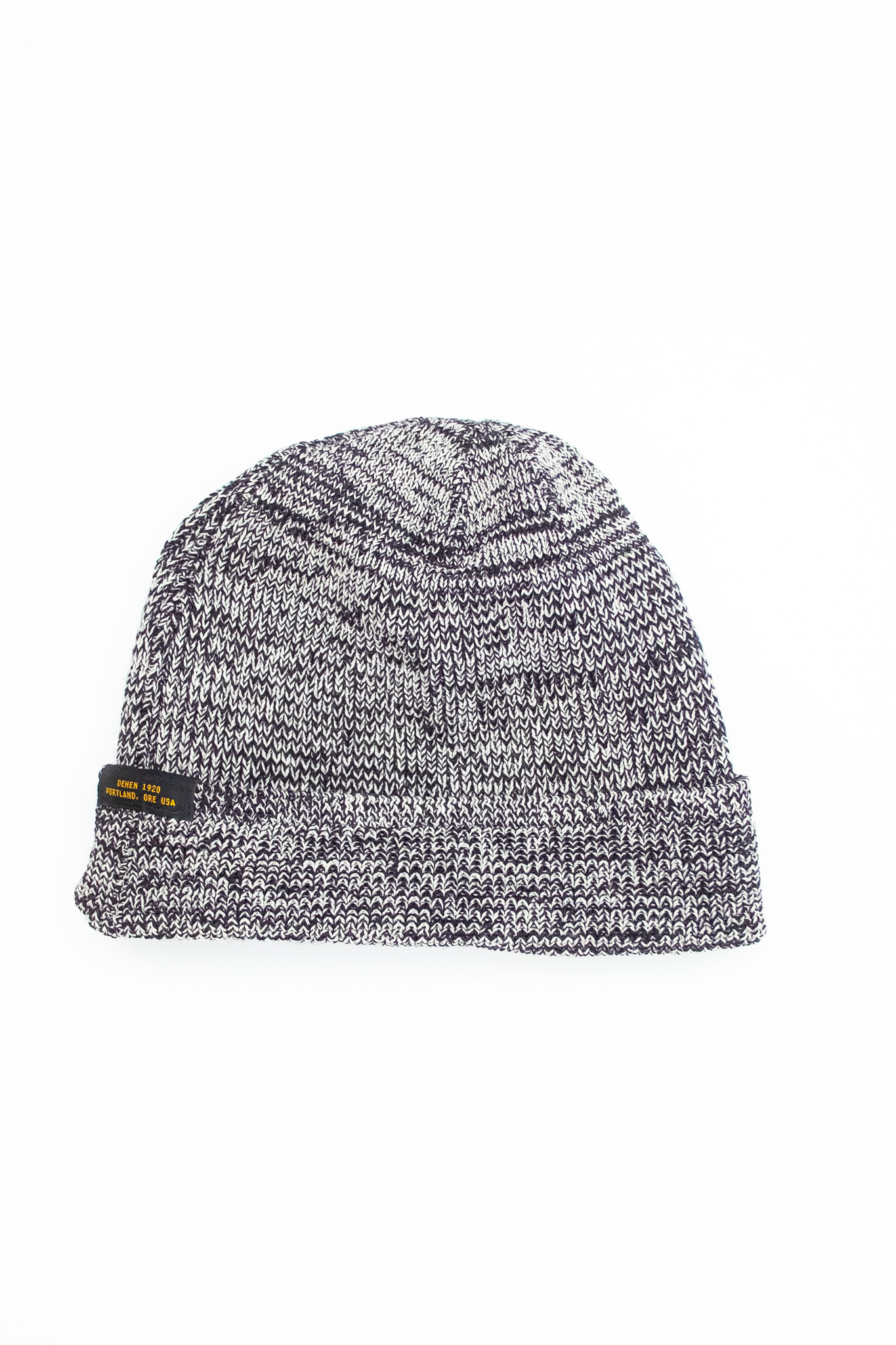 Dehen 1920 - Wool Knit Watch Cap Black/Natural - 4