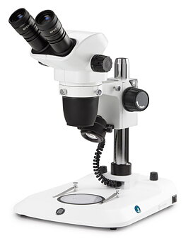 Euromex NexiusZoom NZ.1902-P binokulär stereolupp 6,7–45×, påfallande/genomfallande 3 W LED