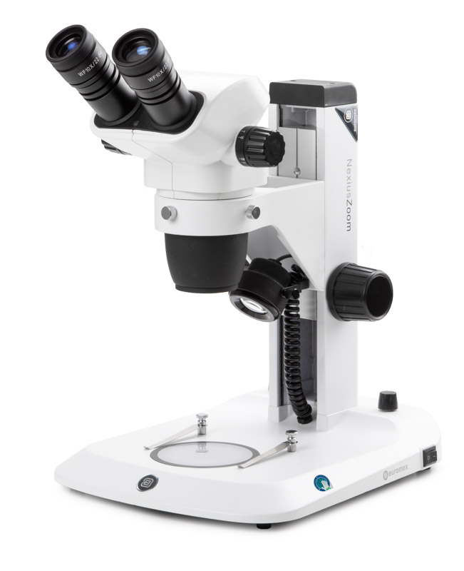 Euromex NexiusZoom NZ.1902-S binokulär stereolupp 6,7–45×, påfallande/genomfallande 3 W LED