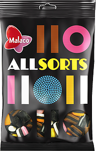 Malaco Lakritskonfekt Allsorts 400g 15st