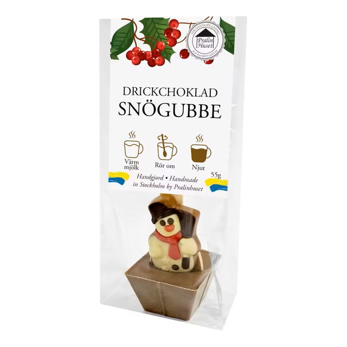 Drickchokladklubba Snögubbe 40%