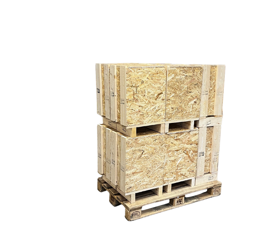 Trälåda i OSB – Robust och hållbar låda för transport och förvaring | ca 35 kg lastvikt - 7