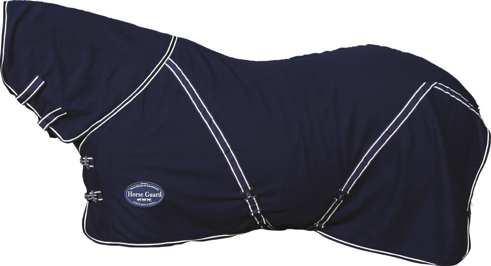 Fleecetäcke HorseGuard med hals  - Navy