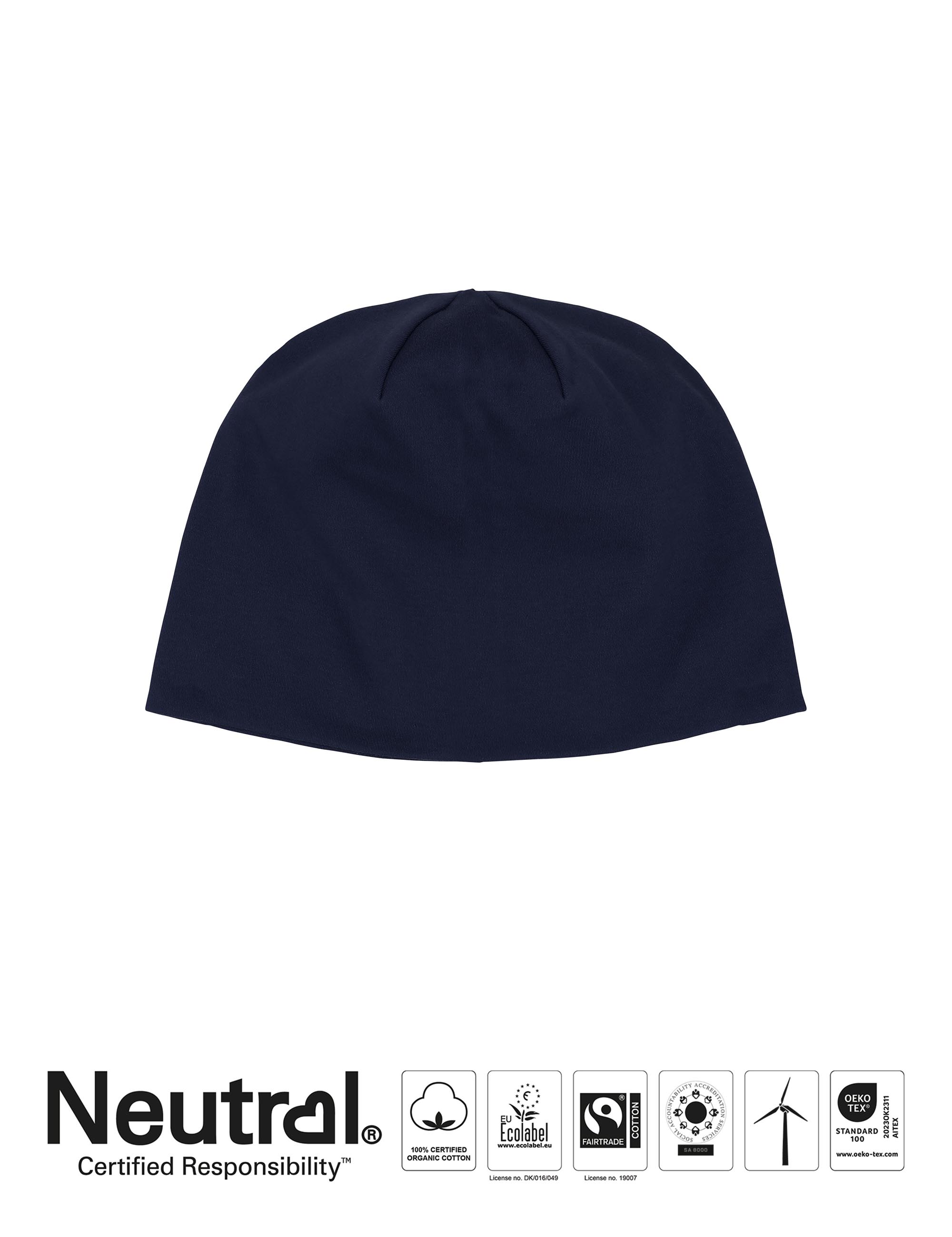 INTERLOCK BEANIE, Unisex, Neutral, Fairtrade & Organic GOTS - 3