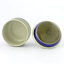 Marianne Westman (Elisabeth 1969) Sturdy Sugar Bowl with Blue/Green Decor 11 cm  [Sample Images]