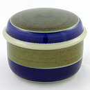 Marianne Westman (Elisabeth 1969) Sturdy Sugar Bowl with Blue/Green Decor 11 cm  [Sample Images]