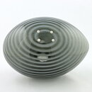 Ann Wåhlström (Nest 2002) Gray Modern Ovoid Vase with Swirling  Decor 27/23 cm