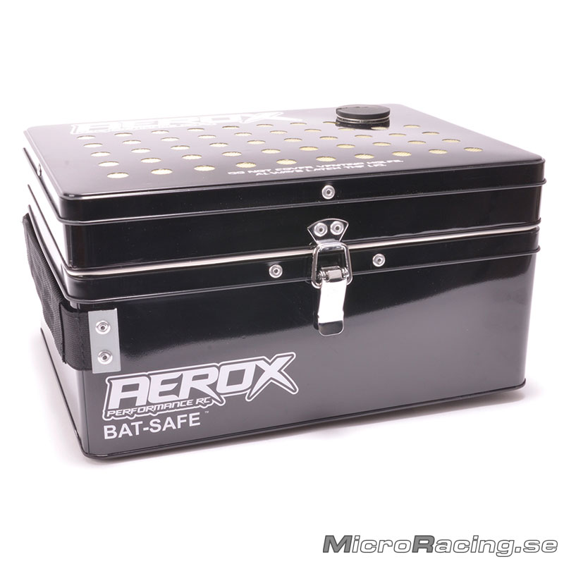 AEROX - Lipo Charging Safe Box, Medium, Black
