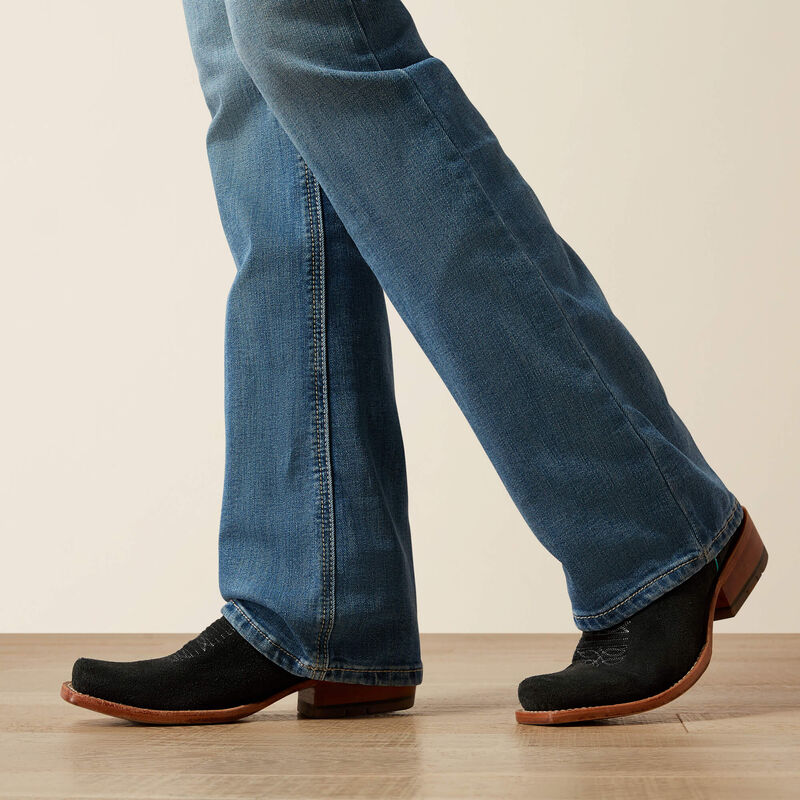 ARIAT HIGH RISE ROWYN BOOT CUT JEANS  - 4