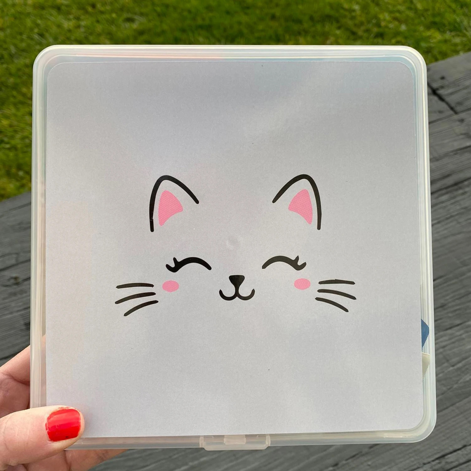 Summit St Storage Box - Happy Cat 