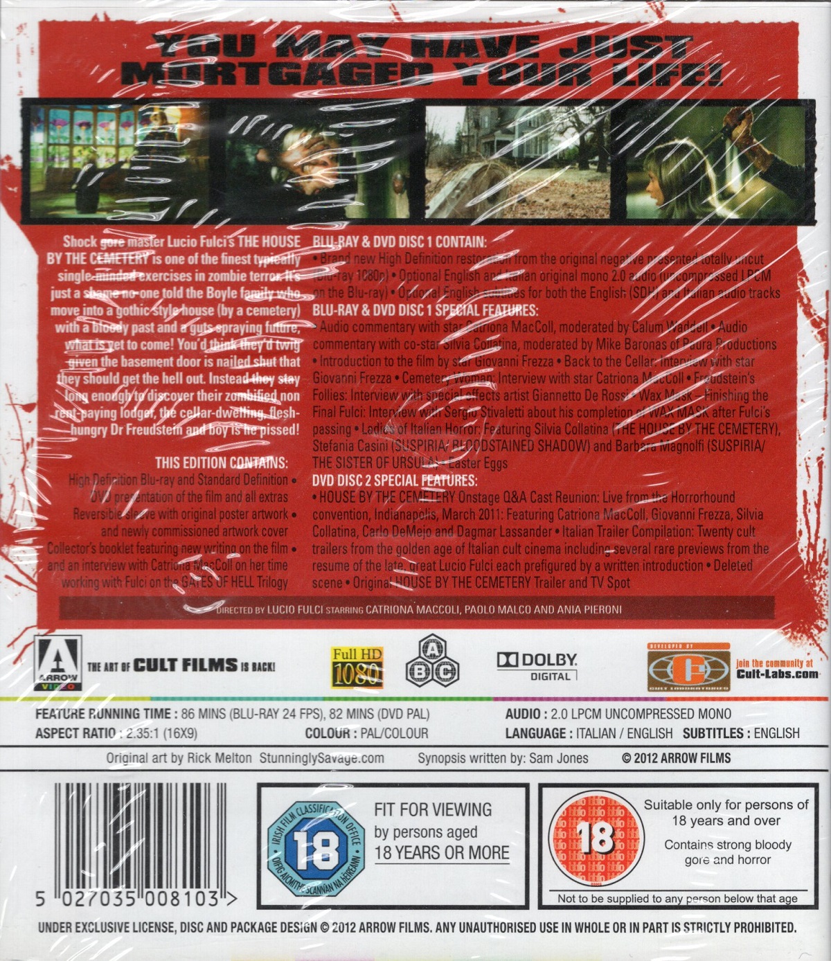 House By the Cemetery (ej svensk text) (Blu-ray + DVD) - 2