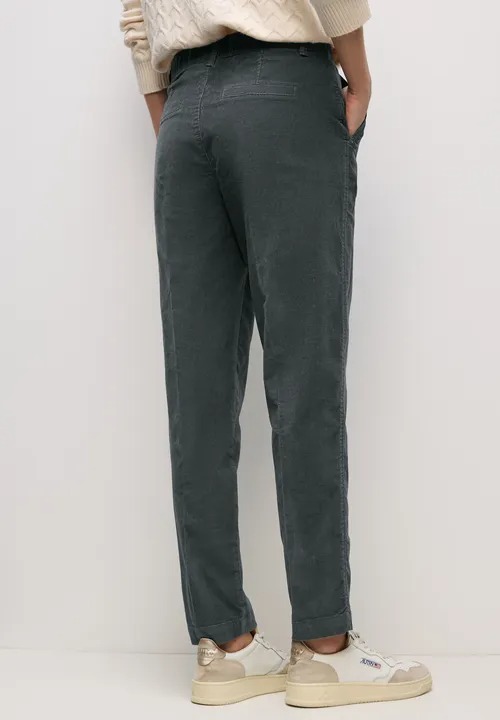 LTD QR Chino Velvet - Balsam Green - Street One - 3