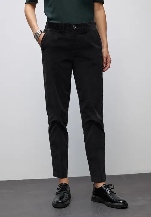 LTD QR Chino Velvet - Black - Street One