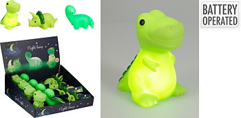 Nattlampa Dinosaurie