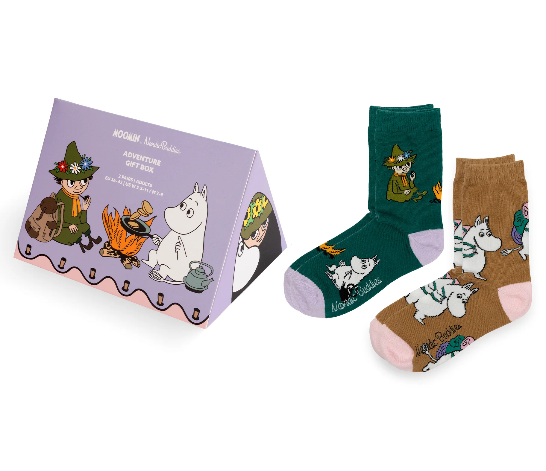 Adventure Gift Box Women's Socks 2-Pack