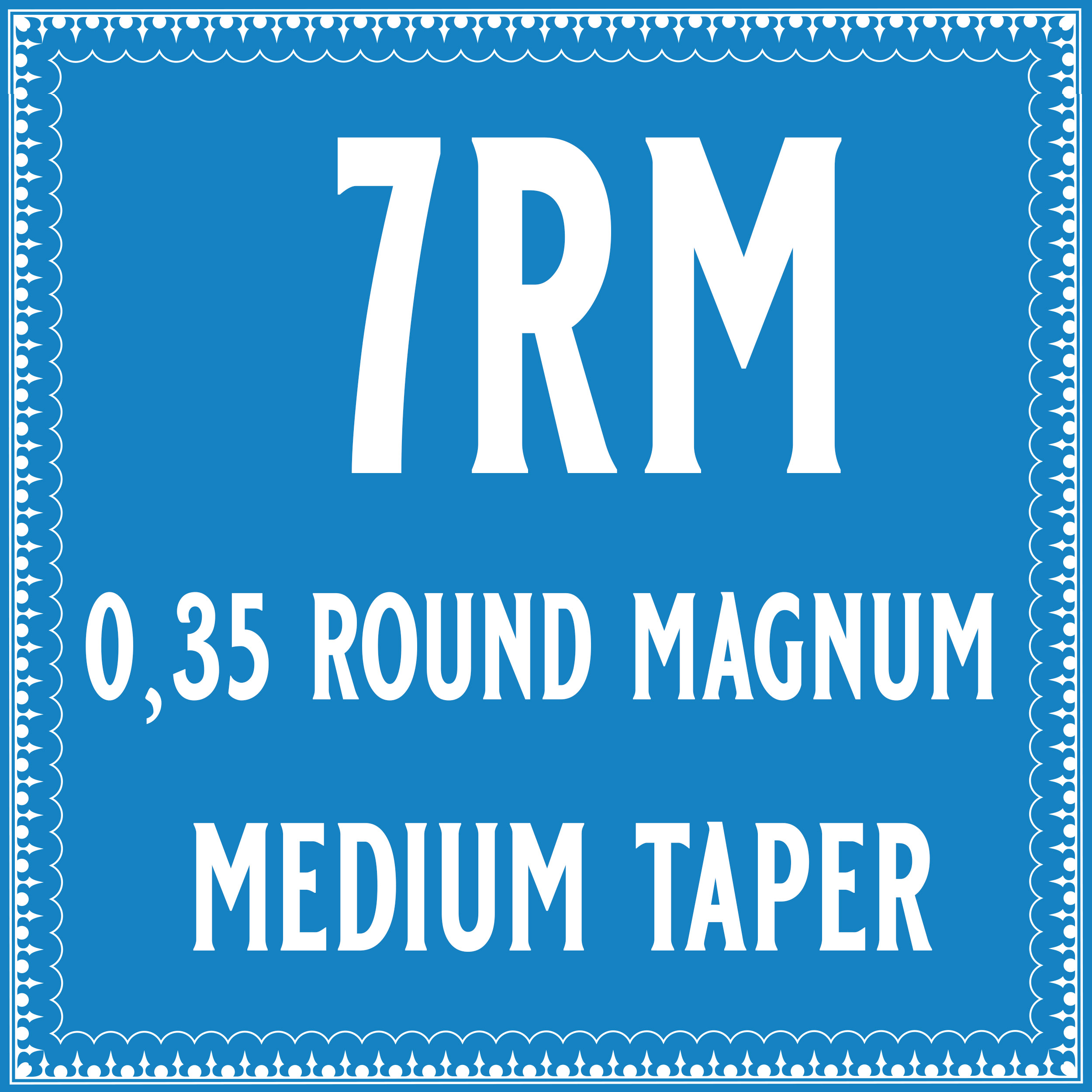 35/7 Round Magnum - Medium Taper
