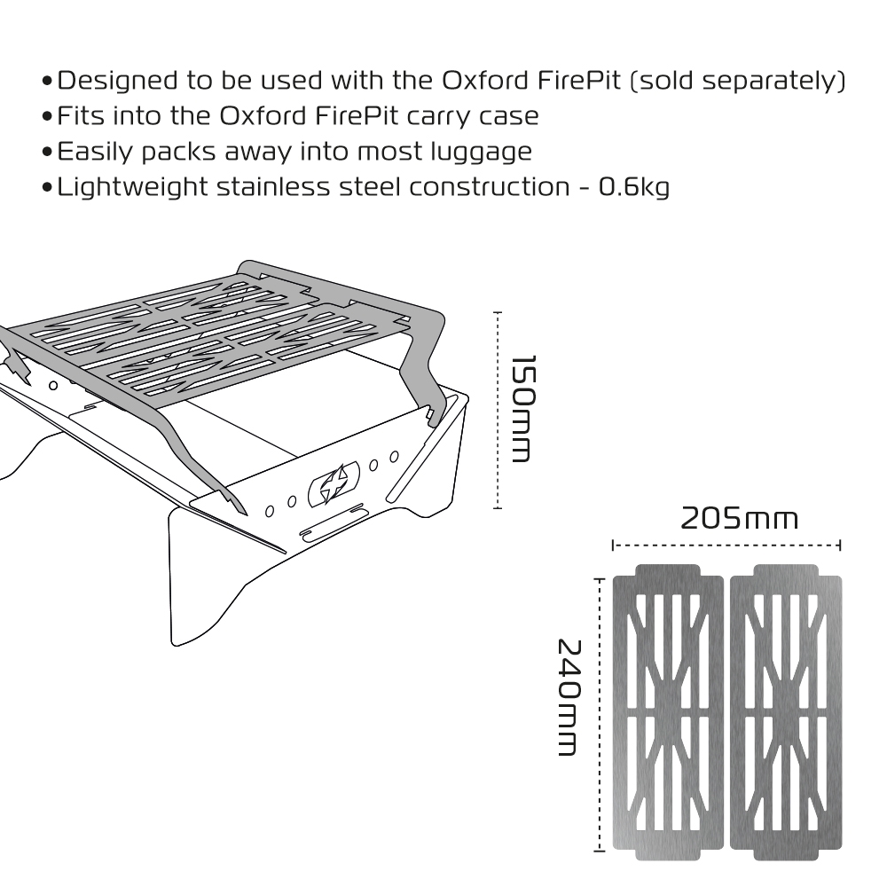 Oxford Grill for FirePit - 3