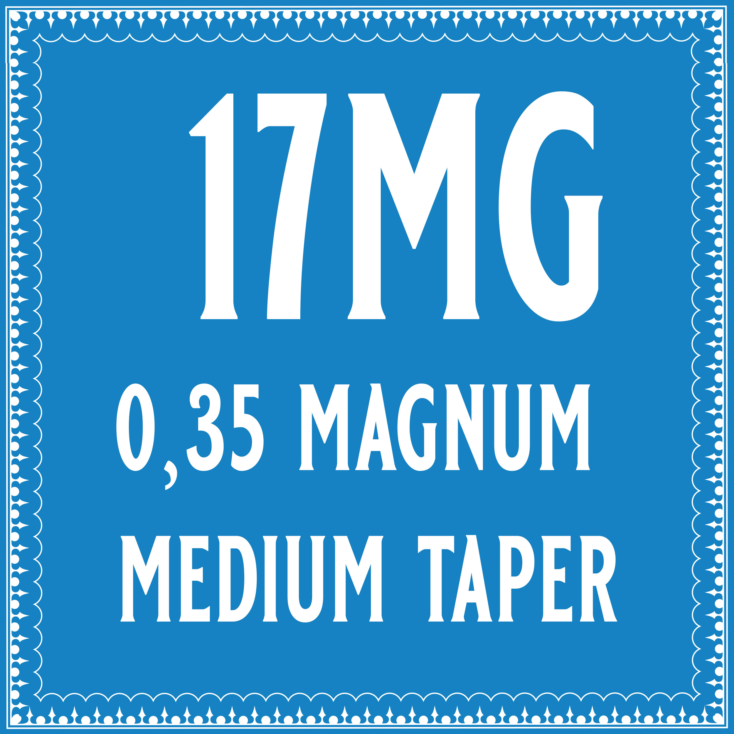 17 Magnum cartridge tatueringsnål