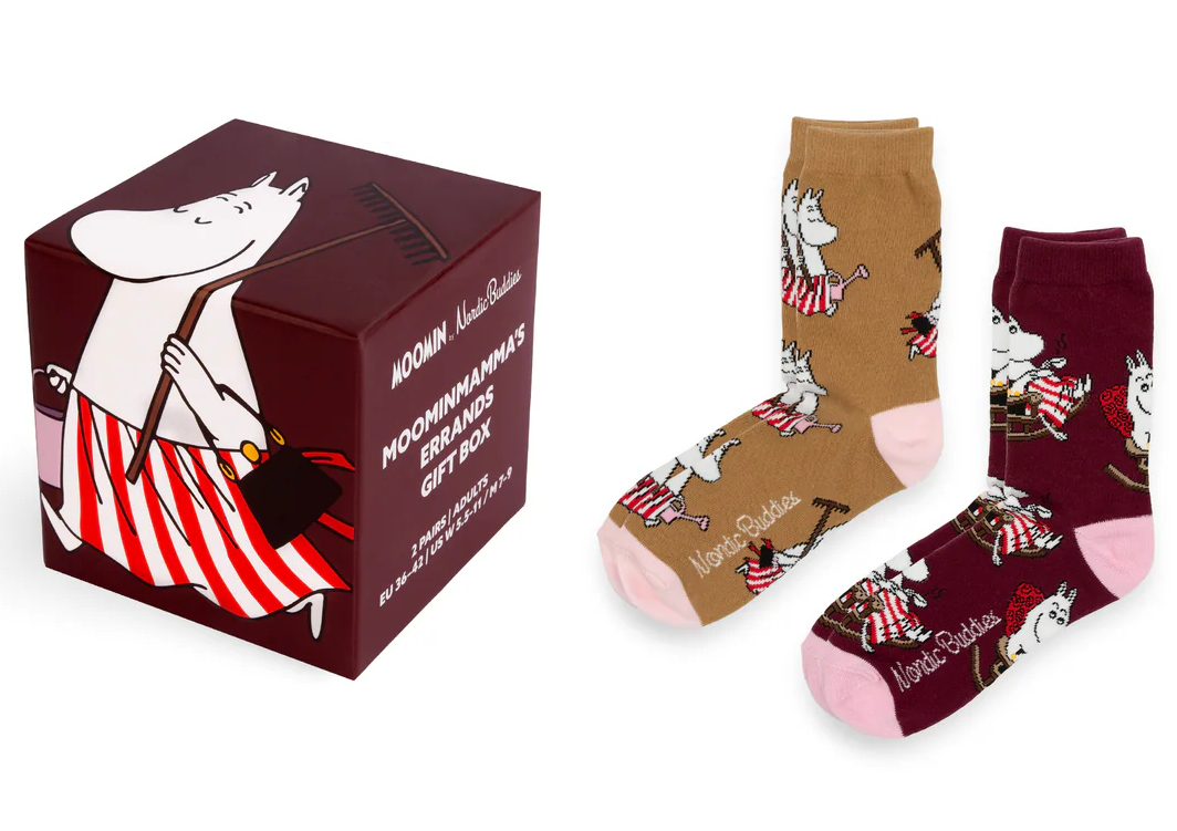 Muminmamma Ärenden Presentförpackning Damstrumpor 2-Pack 