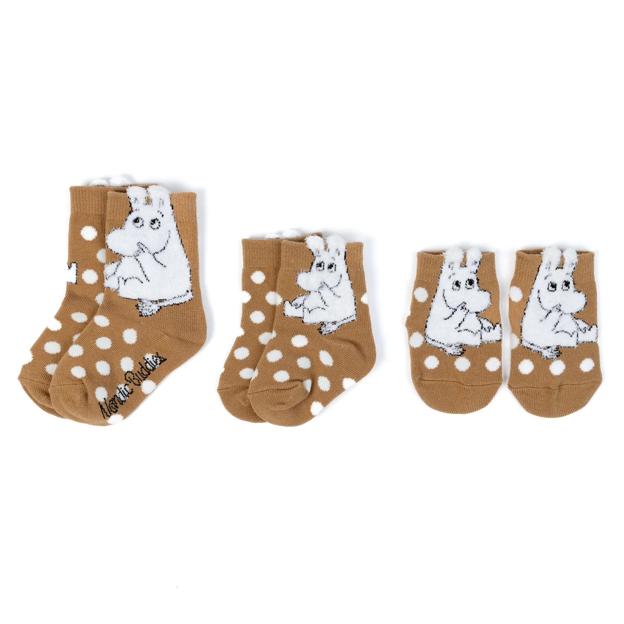 Moomin Baby Socks - Moomintroll Brown - 2