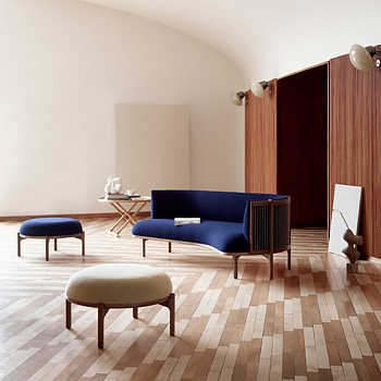 RF1903F Sideways Footstool Ek - Carl Hansen & Søn