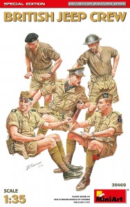 1/35 British Jeep Crew. Special Edition