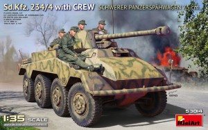 1/35 Sd.Kfz. 234/4 Schwerer Panzersp„hwagen 7,5 cm. w/Crew