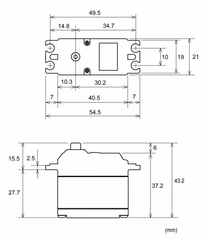 Futaba S-A601 Flygservo 41kg 0.11s HV S.BUS - 4